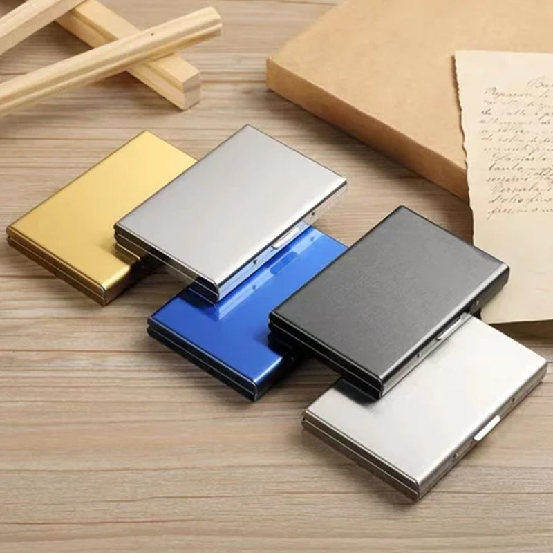 Porte-cartes RFID plat avec fermeture magnétique