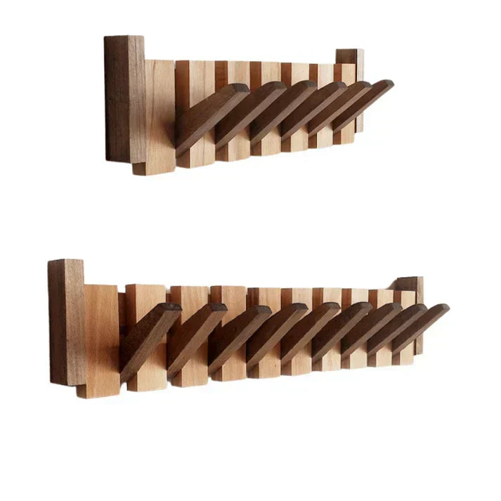 Porte-manteau design piano en bois massif