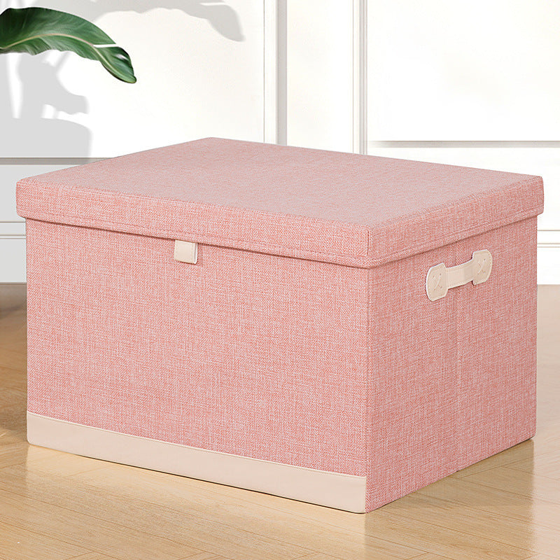 Pouf coffre de rangement rembourré