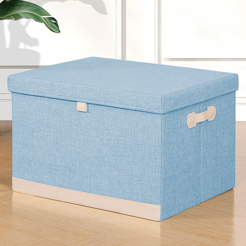 Pouf coffre de rangement rembourré