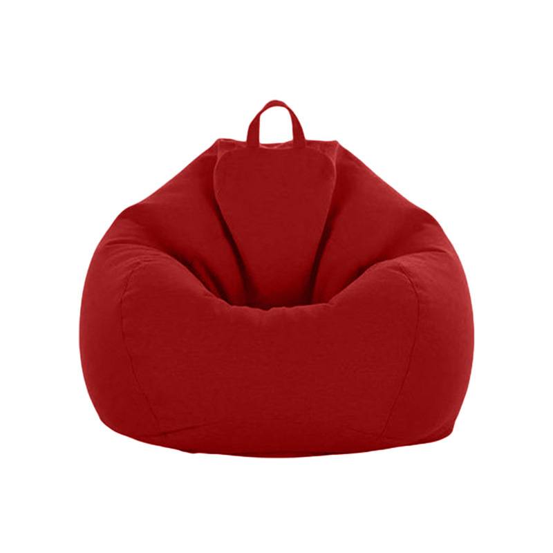 Pouf en lin luxe – meuble de confort ergonomique et élégant