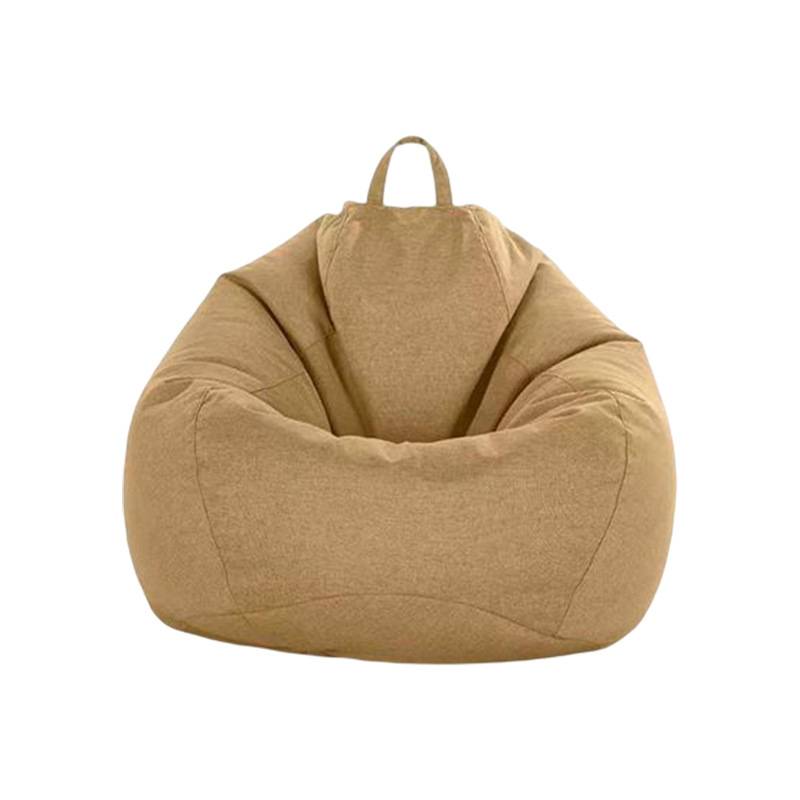 Pouf en lin luxe – meuble de confort ergonomique et élégant