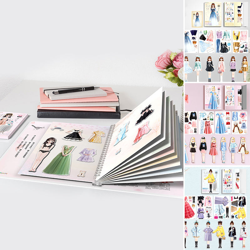 Poupée magnétique à habiller pour filles