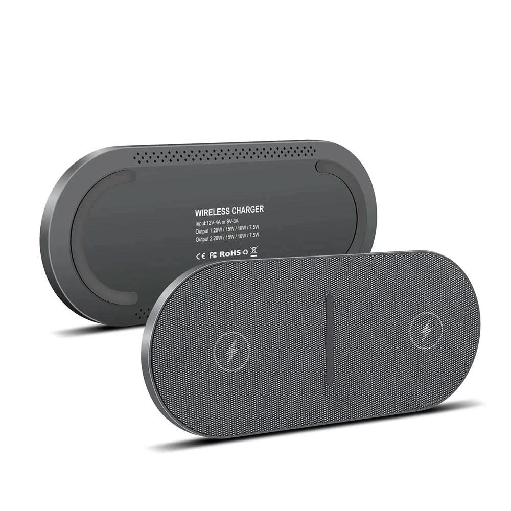 POWERDOCK – 40W Wireless Charging Station for iPhone, AirPods & Samsung