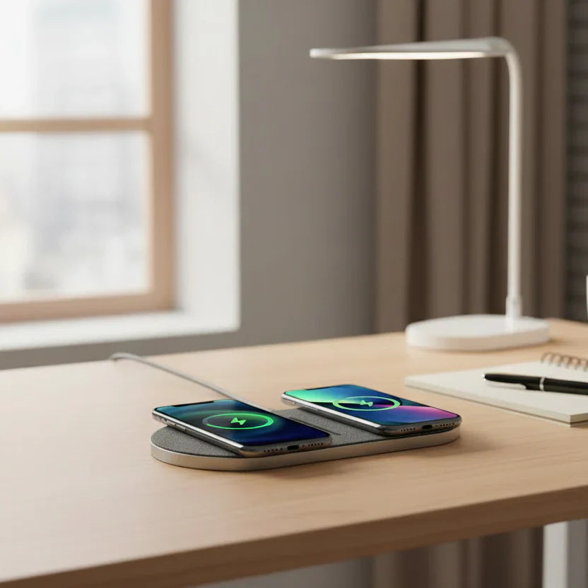 POWERDOCK – 40W Wireless Charging Station for iPhone, AirPods & Samsung