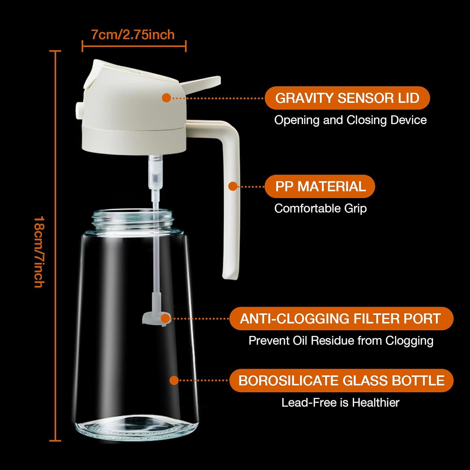 Premium 2-in-1 Olive Oil Spray - DualSpray