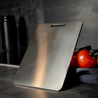 Planche à découper en acier inoxydable premium