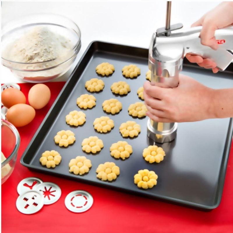 Presse à biscuits multifonctionnelle en acier inoxydable pour des résultats parfaits