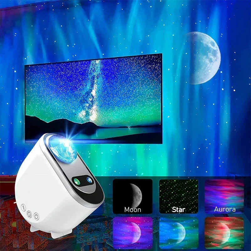 Projecteur d'ambiance Aurora – projection captivante d'aurore boréale pour toute pièce