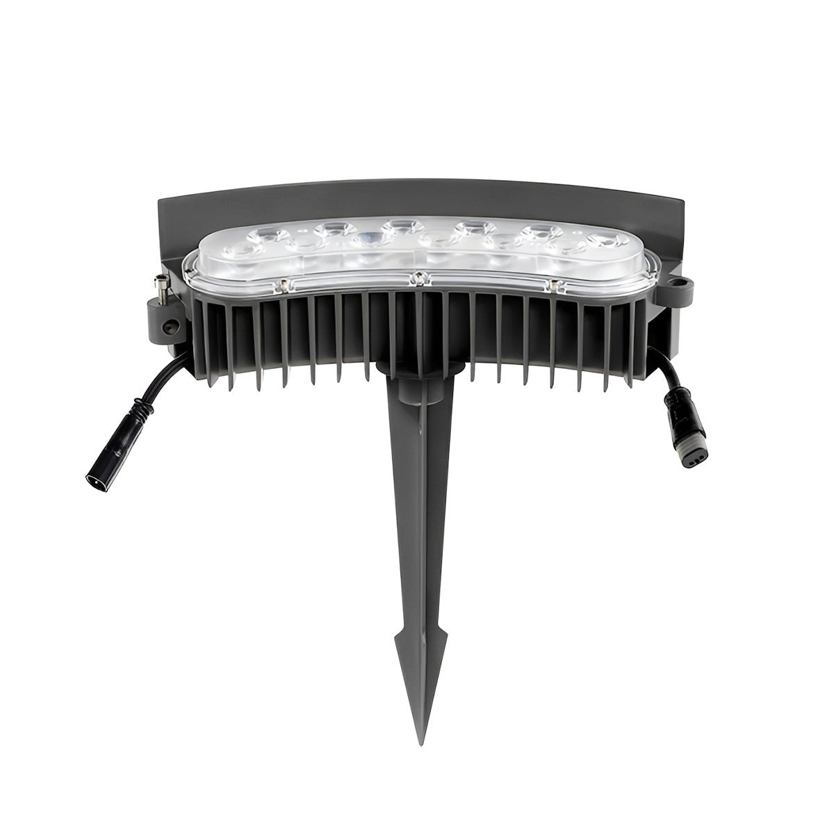 Projecteur LED arqué de jardin à piquer, 12 W, RGB blanc chaud, IP65