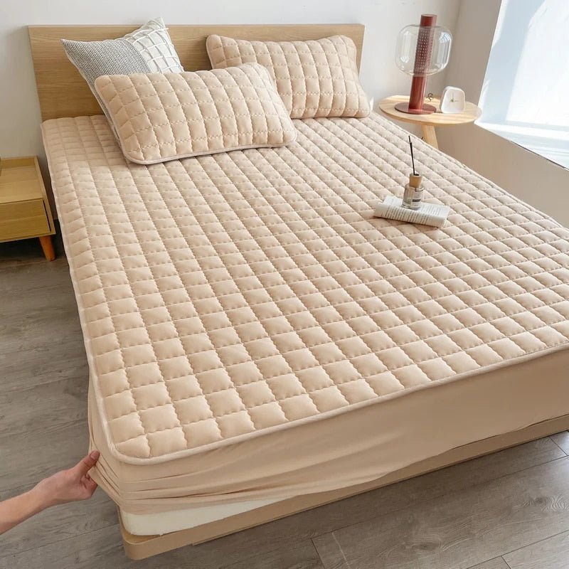 Protège-matelas matelassé pour un confort de sommeil optimal