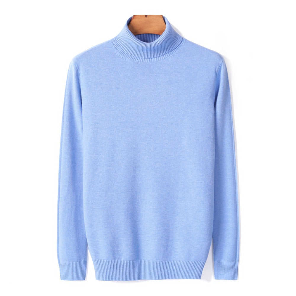 Pull à col roulé en maille
