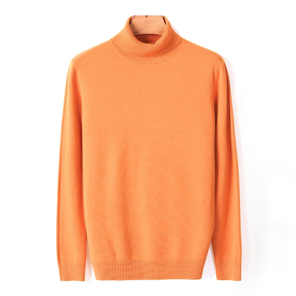 Pull à col roulé en maille