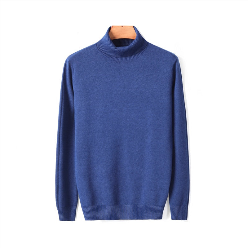 Pull à col roulé en maille