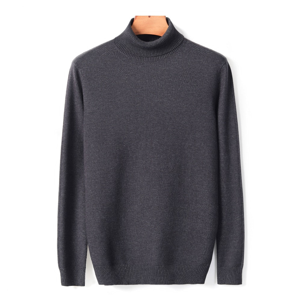 Pull à col roulé en maille