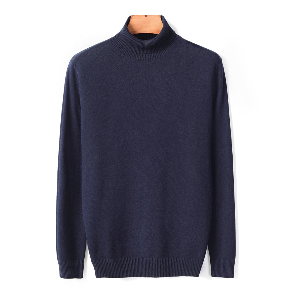 Pull à col roulé en maille