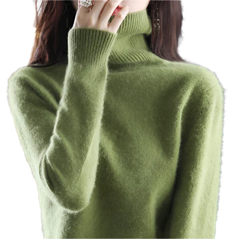 Pull à col roulé luxueux pour femme - Élégant pour automne et hiver