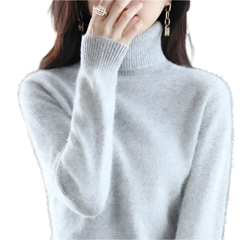 Pull à col roulé luxueux pour femme - Élégant pour automne et hiver