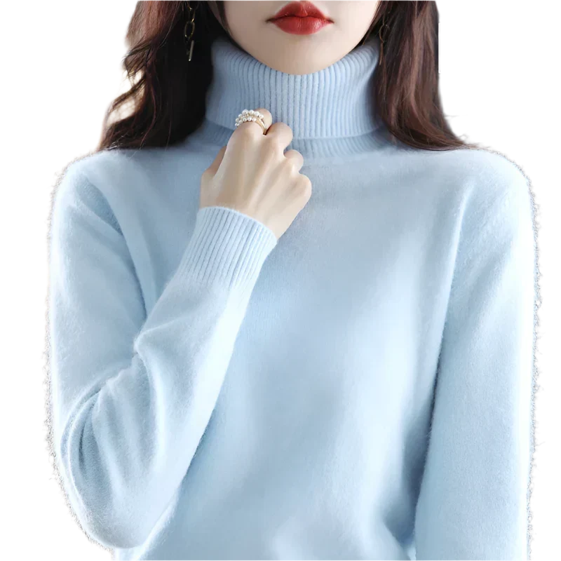 Pull à col roulé luxueux pour femme - Élégant pour automne et hiver