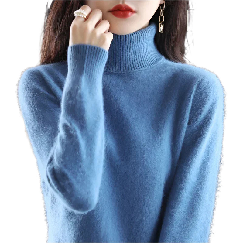 Pull à col roulé luxueux pour femme - Élégant pour automne et hiver