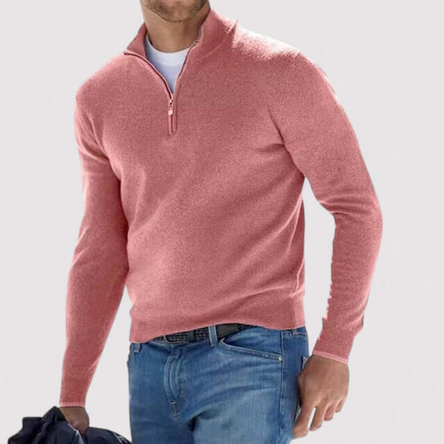 Pull à demi-zip