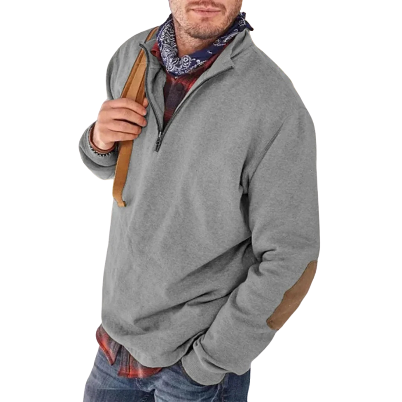 Pull à demi-zip pour homme | Chaud et élégant pour l'hiver