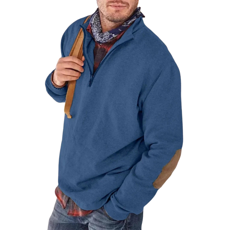 Pull à demi-zip pour homme | Chaud et élégant pour l'hiver