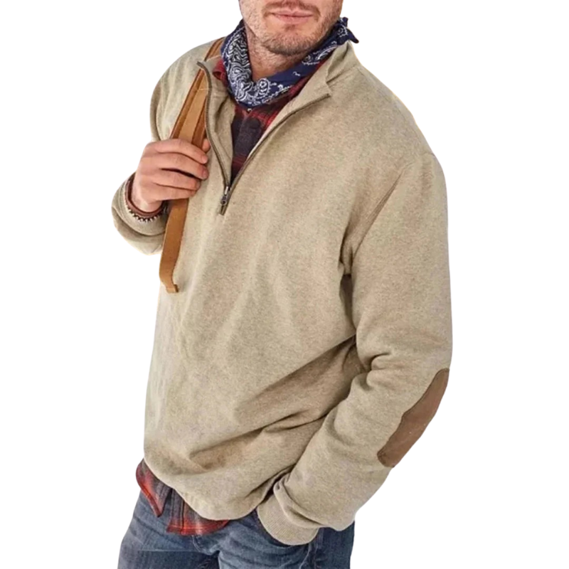 Pull à demi-zip pour homme | Chaud et élégant pour l'hiver