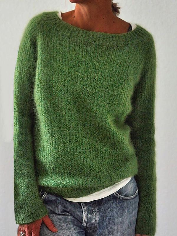 Pull ample à manches longues pour femme