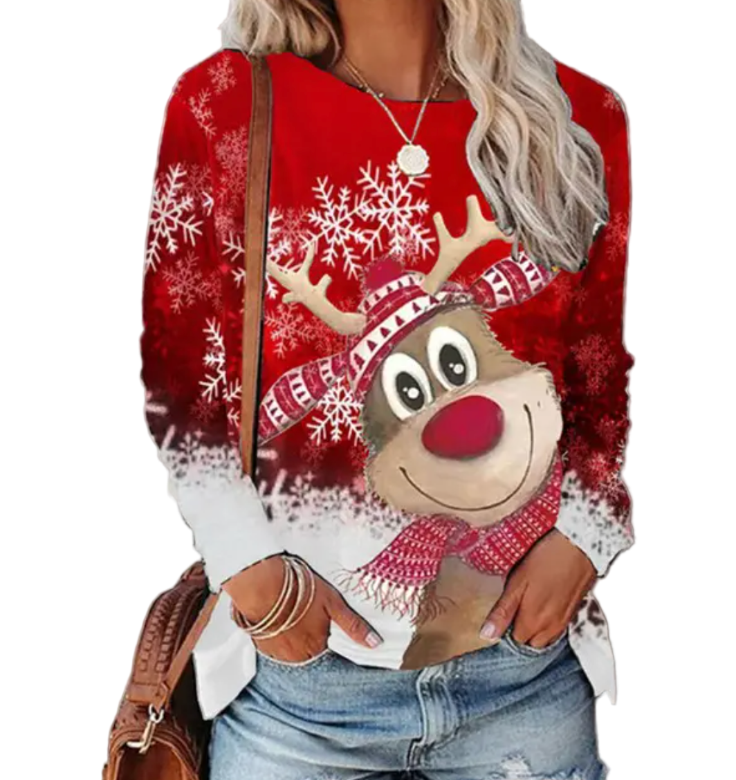 Pull de Noël festif pour femme