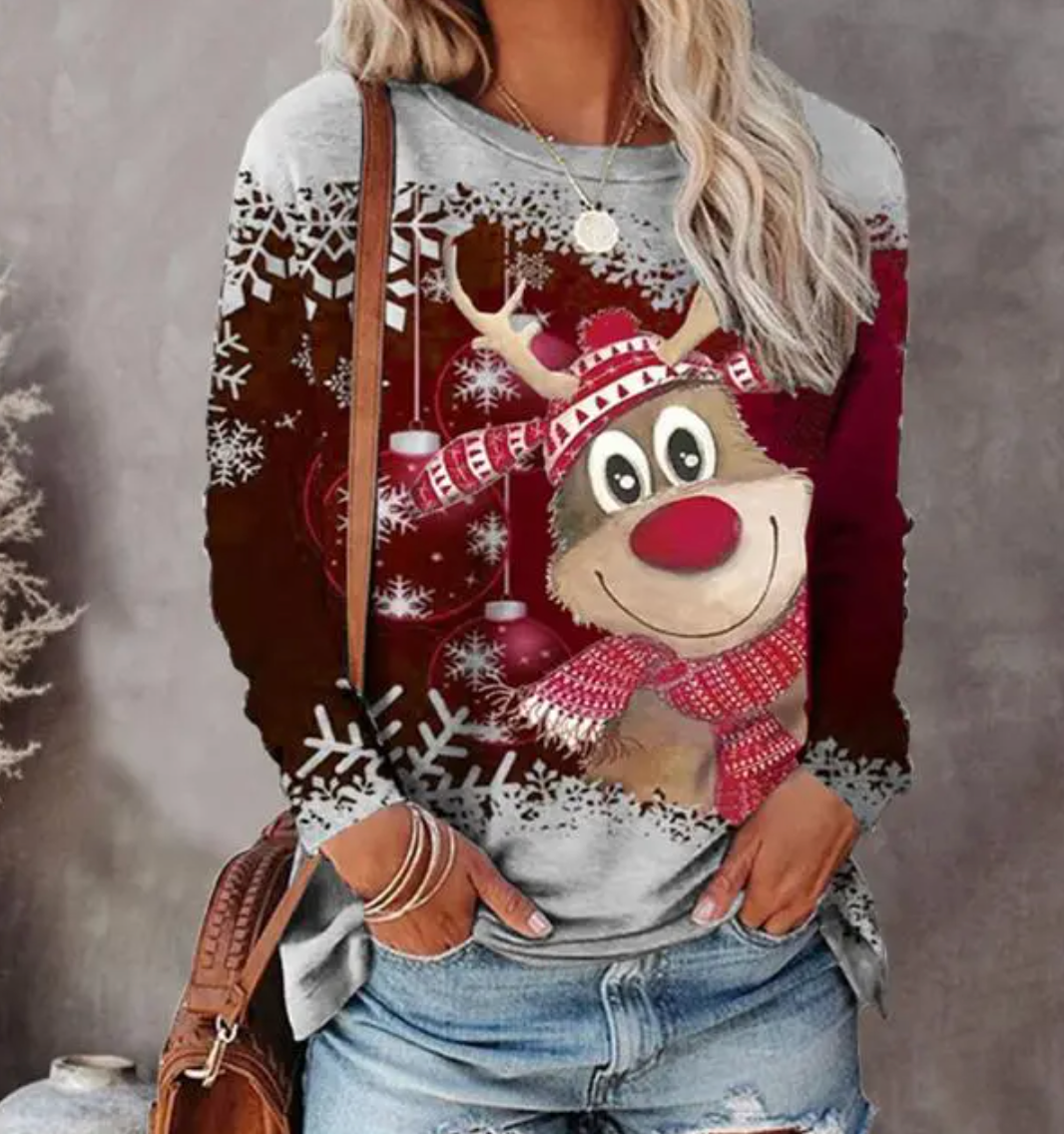 Pull de Noël festif pour femme