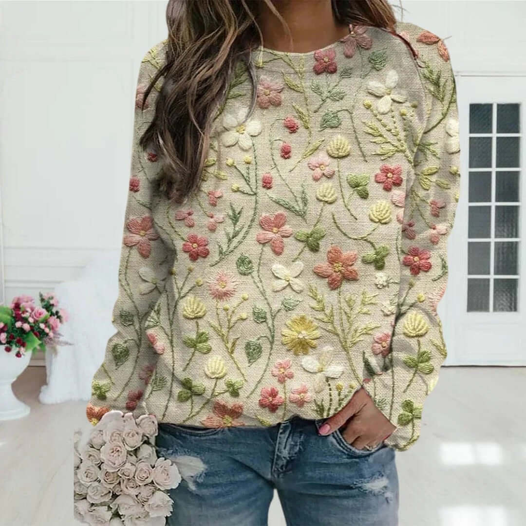 Pull élégant pour femme pour le printemps - Raffiné et confortable