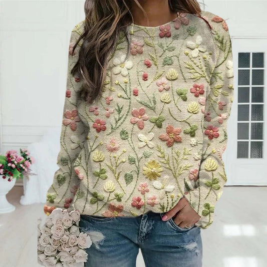 Pull élégant pour femme pour le printemps - Raffiné et confortable