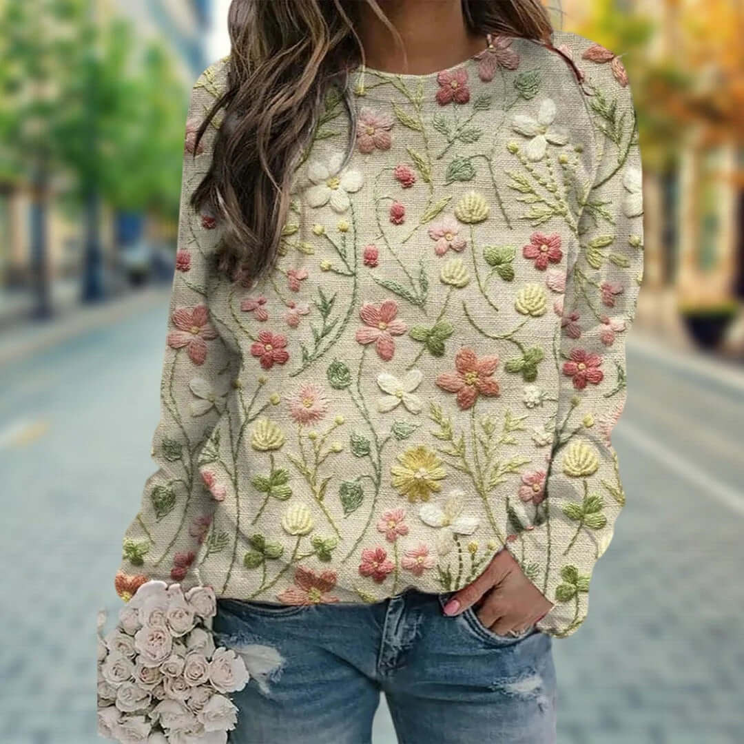 Pull élégant pour femme pour le printemps - Raffiné et confortable