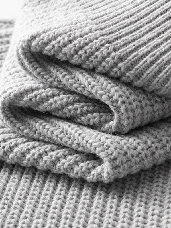 Pull en maille côtelée à demi-zip pour homme