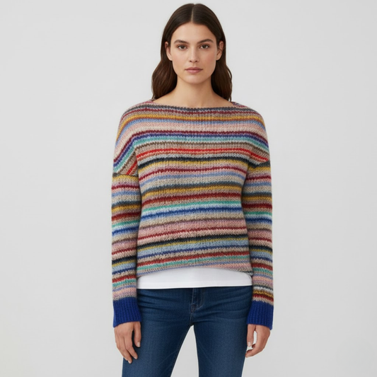 Pull en maille doux et élégant de tous les jours pour femme
