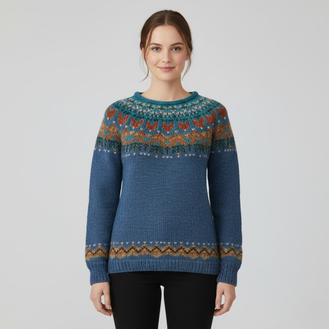 Pull en maille doux et élégant de tous les jours pour femme
