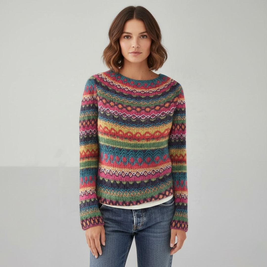 Pull en maille doux et élégant de tous les jours pour femme