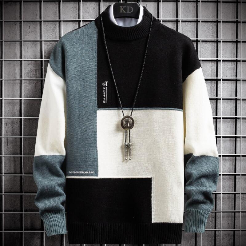 Pull en patchwork - Pull chaud