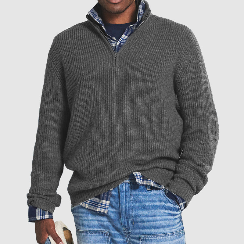 Pull en tricot à manches longues pour homme, ultra doux, chaud et élégant