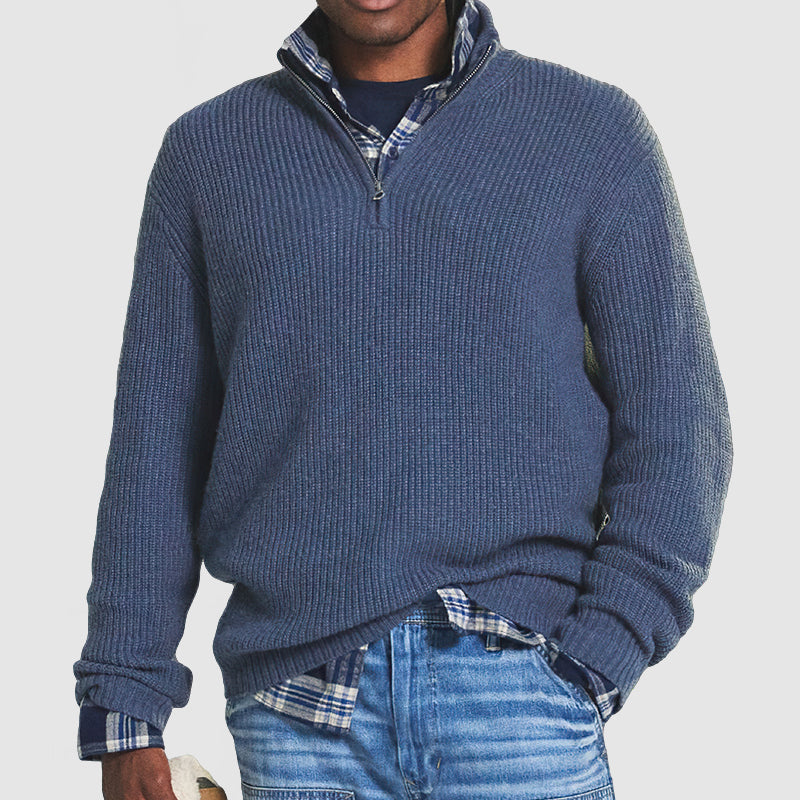 Pull en tricot à manches longues pour homme, ultra doux, chaud et élégant