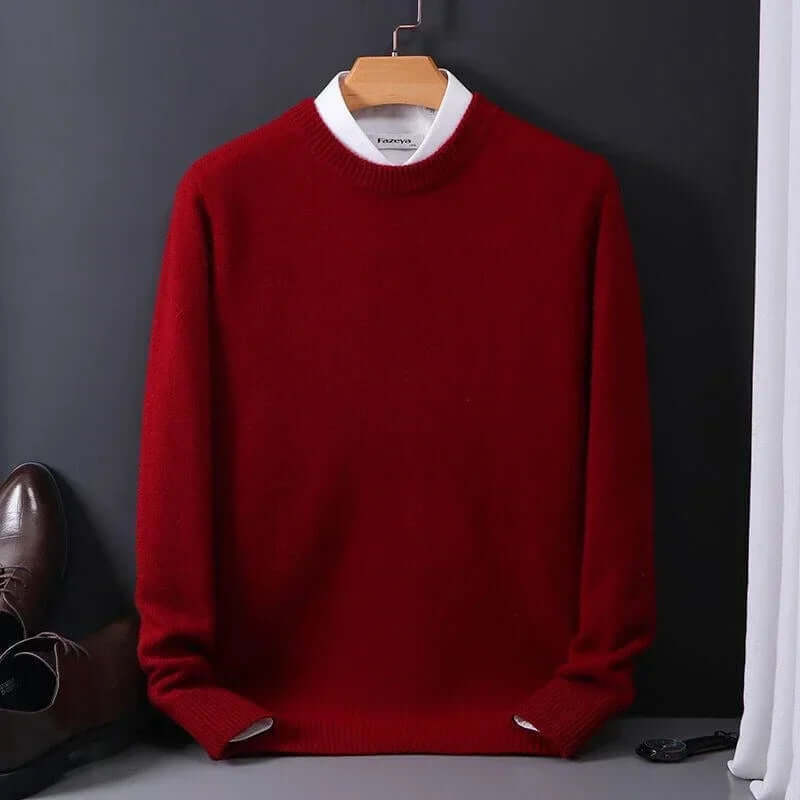 Pull en tricot doux et luxueux pour homme