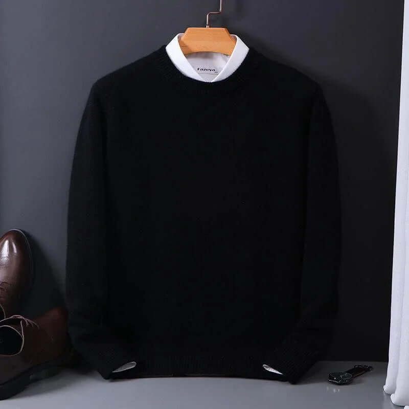 Pull en tricot doux et luxueux pour homme