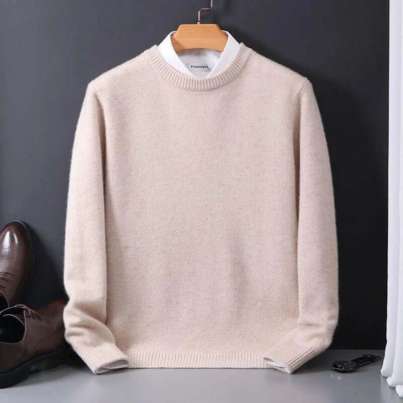 Pull en tricot doux et luxueux pour homme
