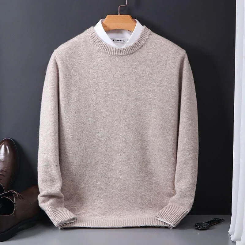 Pull en tricot doux et luxueux pour homme