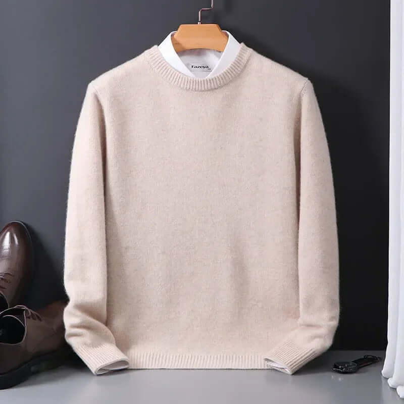 Pull en tricot doux et luxueux pour homme