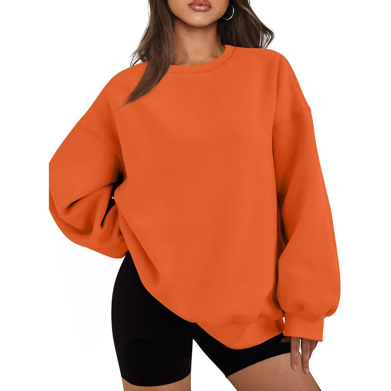 Pull oversized décontracté pour femme à coupe ample
