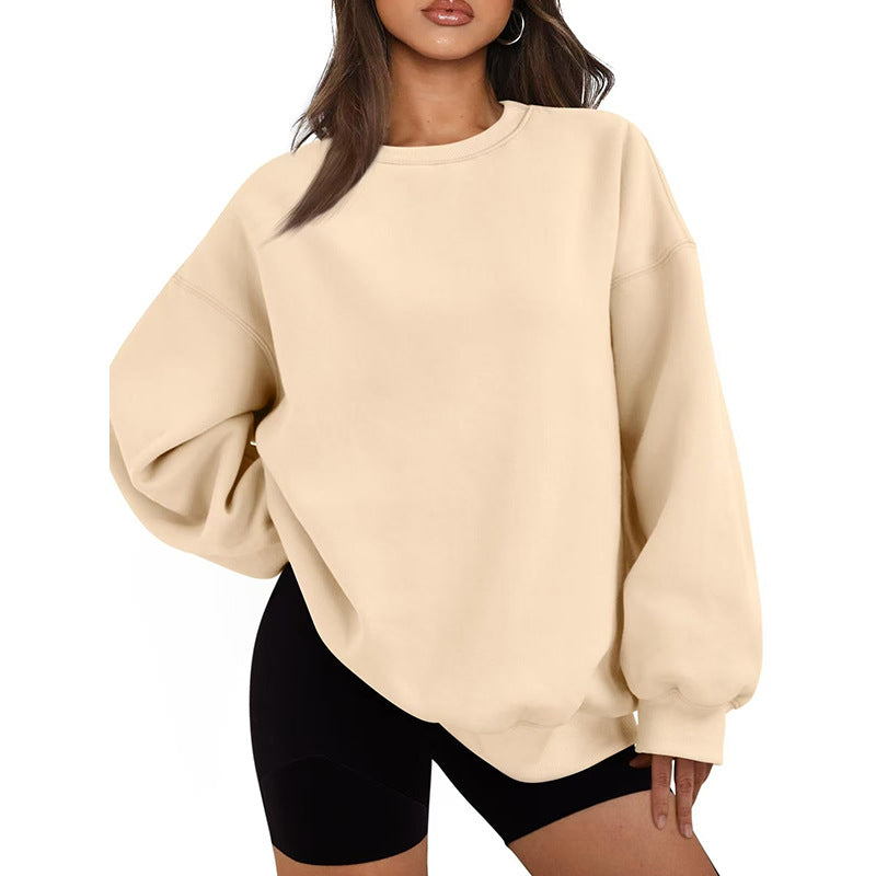 Pull oversized décontracté pour femme à coupe ample
