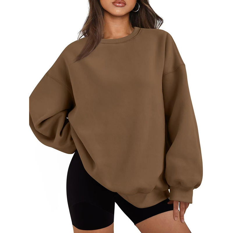 Pull oversized décontracté pour femme à coupe ample
