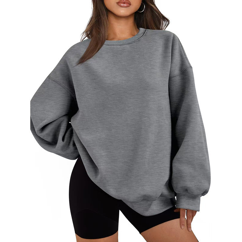 Pull oversized décontracté pour femme à coupe ample